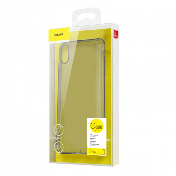 Baseus iPhone Xr case Simplicity (dust-free) Transparent Black (ARAPIPH61-A01)