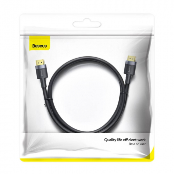 Baseus Video cable Cafule 4KHDMI Male To 4KHDMI Male 2m Black (CADKLF-F01)