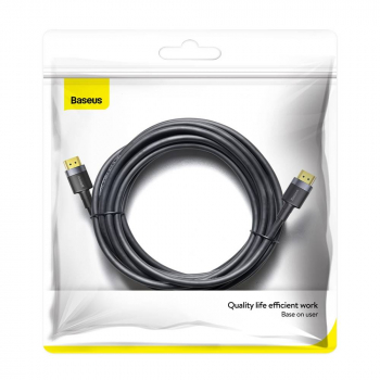 Baseus Video cable Cafule 4KHDMI Male To 4KHDMI Male 5m Black (CADKLF-H01)