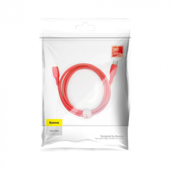 Baseus Type-C - Lightning Colourful Power Delivery cable 18W 1,2m Red (CATLDC-09)