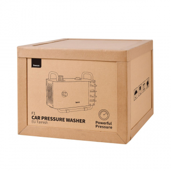 Baseus Car Tool F1 Car Pressure Washer XL 1300W, 100Bar, EU Black (CRXCJ-C0A)