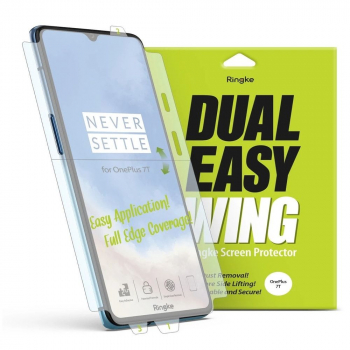 Ringke OnePlus 7T Screen Protector Dual Easy Wing Full (1+1)