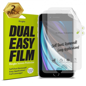 Ringke iPhone SE 2020 Screen Protector Dual Easy Full (1+1)
