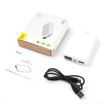 Baseus Power Bank Mini S Digital Display 10000 mAh White (PPALL-XF02)