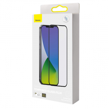 Baseus iPhone 12 Pro Max 0.3 mm Full-screen curved A-blue light T-Glass (2pcs) Black SGAPIPH67N-KB01