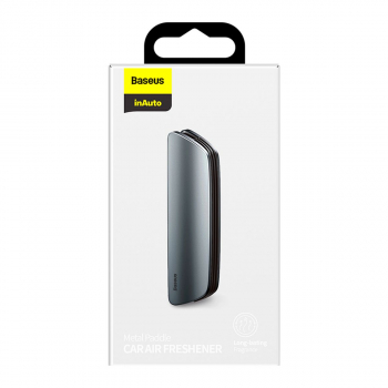 Baseus Fragrance Car Metal Paddle air freshener Black (SUXUN-MP01)