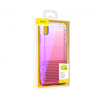 Baseus iPhone Xr case Colorful airbag Protection Pink (WIAPIPH61-XC04)