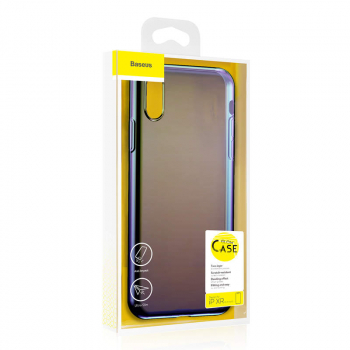 Baseus iPhone Xr case Glow Transparent Black (WIAPIPH61-XG01)