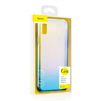 Baseus iPhone Xr case Glow Transparent Blue (WIAPIPH61-XG03)