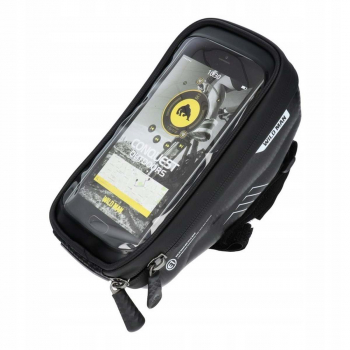 WILDMAN Bicycle bag E1 Touch Screen Cycling Front Handlebar Waterproof 1L Black