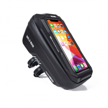 WILDMAN Bicycle bag XS2 Bike Phone Front Frame with quick connection function, Waterproof 1L Black